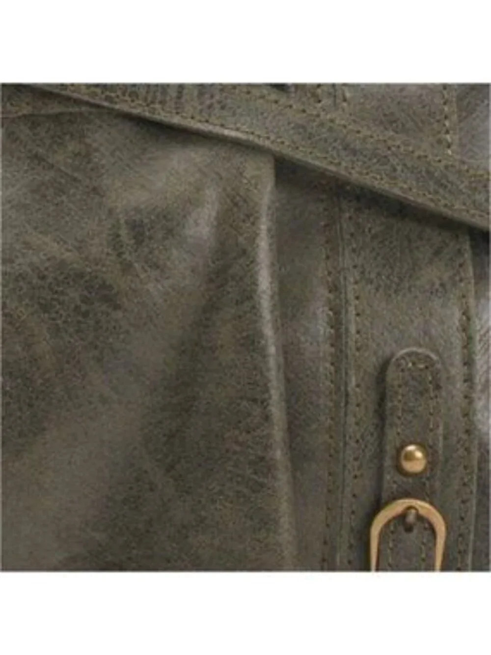 GAVE LUX Made In Italy Leather Large Satchel Brush Front Zip